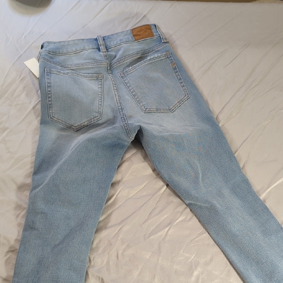 NEW Aeropostale Blue Skinny Jeans Distressed Style - Picture 6 of 12
